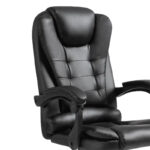 Καρέκλα γραφείου διευθυντή Benett pakoworld μαύρο pu 62x48x110εκ - Image 3