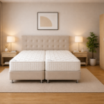 Σετ Κρεβατοκάμαρας Soft Beige Boxspring