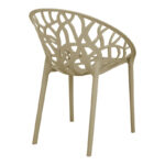 Πολυθρόνα Daren pakoworld pp σε cappuccino απόχρωση 59x60x79,5εκ - Image 3