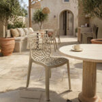 Καρέκλα στοιβαζόμενη Hush pakoworld pp σε cappuccino απόχρωση 41x53x80.5εκ - Image 2