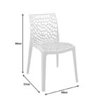 Καρέκλα στοιβαζόμενη Hush pakoworld pp σε cappuccino απόχρωση 41x53x80.5εκ - Image 7