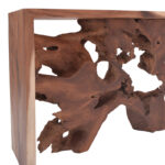 Κονσόλα Jako Inart teak ξύλο σε φυσική απόχρωση 120x40x80εκ - Image 3