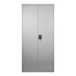 Μεταλλική ντουλάπα Ugren pakoworld σε ανοιχτό γκρι 70x40x180εκ - Image 3