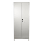 Μεταλλική ντουλάπα Ugren pakoworld σε ανοιχτό γκρι 70x40x190εκ - Image 3