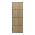 Ντουλάπι-στήλη Soline pakoworld σε sonoma απόχρωση 40x34.5x120εκ - Image 4