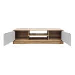 Έπιπλο τηλεόρασης Sasa pakoworld sonoma-λευκό 150x35x41.5εκ - Image 2
