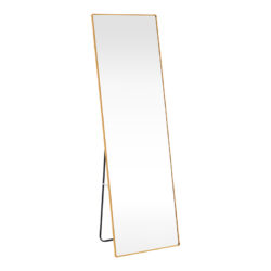 Καθρέπτης Moira pakoworld αλουμίνιο χρυσό 50x28x160εκ