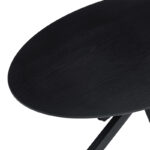 Τραπέζι Makrey pakoworld μαύρο mdf- μεταλλικά πόδια 160x90x75εκ - Image 3