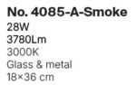 3780LM (4085-A-Smoke)