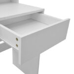 Τουαλέτα κρεβατοκάμαρας Virna pakoworld με led λευκό 80x40x145εκ - Image 7
