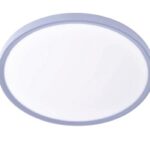 Inlight Πλαφονιέρα οροφής LED 60W 3CCT (by switch on base) σε ασημί απόχρωση D:75x2