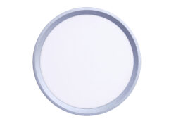 Inlight Πλαφονιέρα οροφής LED 32W 3CCT (by switch on base) σε ασημί απόχρωση D:40x2