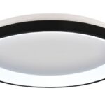 Inlight Πλαφονιέρα οροφής LED 28W 3CCT από μαύρο μέταλλο και ακρυλικό D:40x5cm (42044-C-Black)