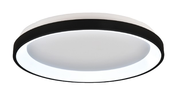 42044-C-BL Inlight Πλαφονιέρα οροφής LED 28W 3CCT από μαύρο μέταλλο και ακρυλικό D:40x5cm (42044-C-Black)