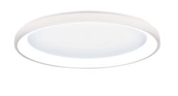 Inlight Πλαφονιέρα οροφής LED 28W 3CCT από λευκό μέταλλο και ακρυλικό D:50x5cm (42044-C-White)
