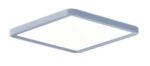 InLight Πλαφονιέρα οροφής LED 40W 3CCT (by switch on base) από ασημί μέταλλο  D:50cm (42045-Silver)