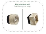 InLight Πλαφονιέρα οροφής γκρι από travertine marble 1XE27 D:12cm (42047) - Image 3