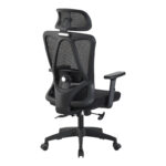 Καρέκλα γραφείου διευθυντή Magida pakoworld mesh μαύρο 58.5x66x115-125εκ - Image 2