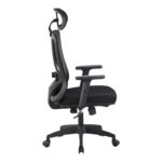 Καρέκλα γραφείου διευθυντή Magida pakoworld mesh μαύρο 58.5x66x115-125εκ - Image 3
