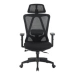 Καρέκλα γραφείου διευθυντή Magida pakoworld mesh μαύρο 58.5x66x115-125εκ - Image 4
