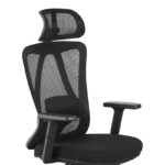 Καρέκλα γραφείου διευθυντή Magida pakoworld mesh μαύρο 58.5x66x115-125εκ - Image 5