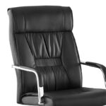 Καρέκλα γραφείου διευθυντή Biani pakoworld pu μαύρο 56x70x107-115εκ - Image 5