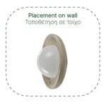 InLight Πλαφονιέρα οροφής γκρι από travertine marble 2XG9 D:25cm (43067) - Image 3