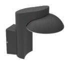 it-Lighting Wabash LED 7W 3CCT Outdoor Wall Lamp Black D:13cm (80208310)