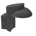 it-Lighting Wabash LED 7W 3CCT Outdoor Wall Lamp Black D:13cm (80208310)