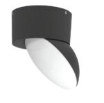 it-Lighting Wabash LED 7W 3CCT Outdoor Wall Lamp Black D:13cm (80208410)