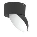 it-Lighting Wabash LED 7W 3CCT Outdoor Wall Lamp Black D:13cm (80208410)