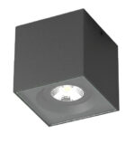 it-Lighting Monument 1xGU10 Outdoor Down Wall Lamp Anthracite D:8cm (80301044)