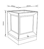 it-Lighting Caddo 1xE27 Outdoor Light Anthracite  (80400414) - Image 2