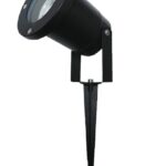 it-Lighting Mercury 1xGU10 Outdoor Spike Light Black D:9