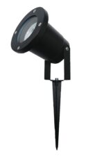 it-Lighting Mercury 1xGU10 Outdoor Spike Light Black D:9