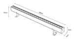 it-Lighting Acadia LED 24W RGB 3CCT Wall Washer Silver D:60cm (80700215) - Image 2