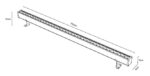 it-Lighting Acadia mega LED 48W RGB 3CCT Wall Washer Silver D:100cm (80700315) - Image 2