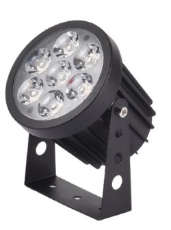 it-Lighting Crest range LED 12W RGB CCT Outdoor Wall Lamp Black D:8.5 x 12cm (80700515)