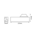 ΑΚΡΟΚΙΒΩΤΙΟ ΓΙΑ 2NL ΠΛΑΣΤΙΚΟ 75x162x55mm - Image 2