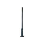 POLE SININ -  ΚΟΛΩΝΑ ΧΑΛΥΒΔΙΝΗ ΓΙΑ ΒΑΣΗ 200x200mm ΠΛΑΚΑ ΕΔΡΑΣΗΣ RAL 7016M Φ76x140x4000mm