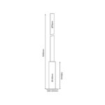 POLE SININ -  ΚΟΛΩΝΑ ΧΑΛΥΒΔΙΝΗ ΓΙΑ ΒΑΣΗ 200x200mm ΠΛΑΚΑ ΕΔΡΑΣΗΣ RAL 7016M Φ76x140x5000mm - Image 2