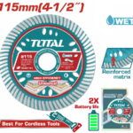 TOTAL ΕΠΑΓΓ. ΔΙΑΜ/ΣΚΟΣ ΥΓΡΑΣ ΚΟΠΗΣ 115 Χ 22.2mm Χ 1.6mm ΛΕΠΤΟΣ (TAC061151)