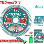 TOTAL ΕΠΑΓΓ. ΔΙΑΜ/ΣΚΟΣ ΥΓΡΑΣ ΚΟΠΗΣ 125 Χ 22.2mm Χ 1.6mm ΛΕΠΤΟΣ (TAC061251)