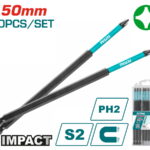 TOTAL ΕΠΑΓΓ. ΜΥΤΕΣ ΜΑΓΝΗΤΙΚΕΣ ΜΑΥΡΕΣ ΡH2 150mm 10ΤΕΜ (TACIM16PH263)