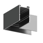 InLight Σύνδεσμος γωνία για μαγνητική ράγα 220V σε μαύρη απόχρωση (TCM2002)