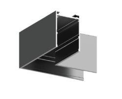 InLight Σύνδεσμος γωνία για μαγνητική ράγα 220V σε μαύρη απόχρωση (TCM2002)