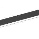 Inlight Γραμμικό Φωτιστικό LED 15W 3CCT 120° για μαγνητική Ράγα 220V  σε μαύρη απόχρωση D: 32