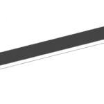 Inlight Γραμμικό Φωτιστικό LED 25W 3CCT 120° για μαγνητική Ράγα 220V  σε μαύρη απόχρωση D: 54