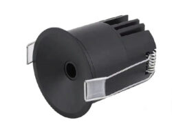 Inlight Downlight σποτ 9W 3CCT σε μαύρη απόχρωση D: 5