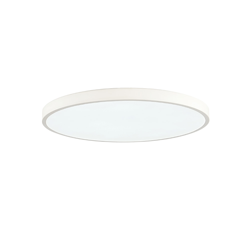 white InLight Πλαφονιέρα οροφής LED 20W 3CCT (by switch on base) από λευκό μέταλλο και ακρυλικό D:30cm (42035-D-White)